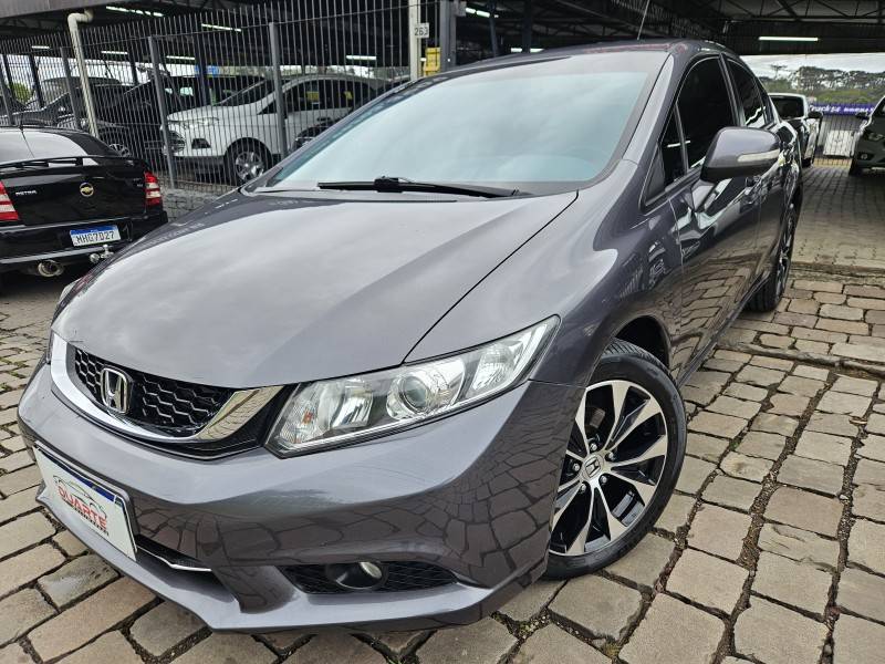 HONDA - CIVIC - 2015/2016 - Cinza - R$ 81.900,00